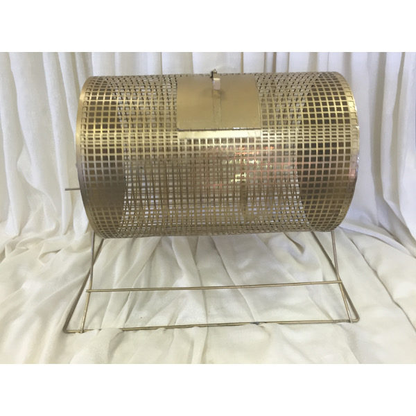 Raffle drum -gold